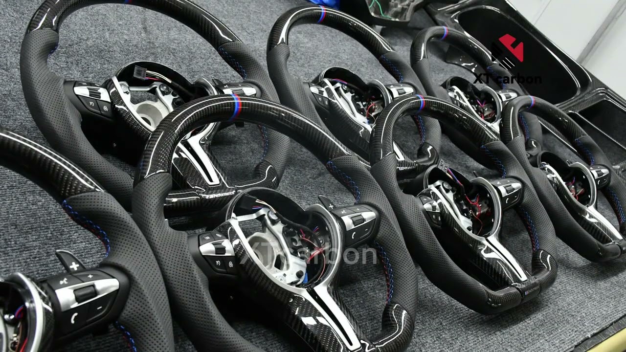 Lightweight & Sturdy – Elevate Your Drive with the BMW Carbon Fiber Steering Wheel!