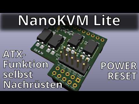 BitBastelei #703 - NanoKVM Lite ATX Modification