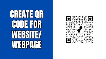 How to create a QR code for a website or webpage in Chrome/Edge/Brave (PC)