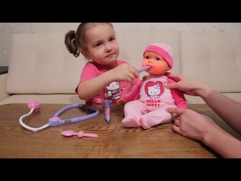 Открываем куклу Карапуз Хэллоу Кити Unpacking doll Hello Kitty
