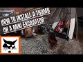 Mini Excavator  Thumb Installation