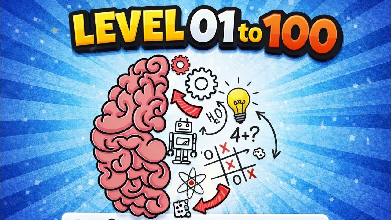 Brain Test level 1 to 100 All Answers 