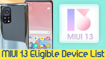 MIUI 13 Eligible Device List | MIUI 13 Supported Device List | MIUI 13 Release Date In India🔥