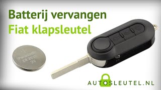 Fiat Klapsleutel - Batterij Vervangen | Battery Replacement - Youtube