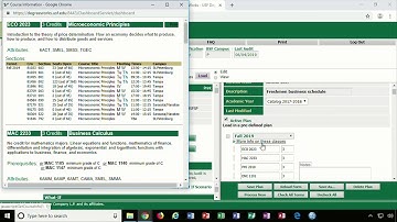 How to use DegreeWorks to search for class