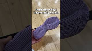 Nike Giannis Immortality 4 Traction And Squeak Test