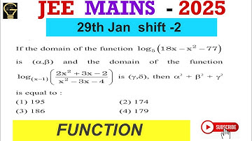 If domain of function log(18x-x2-77) is(alpha,beta)and domain of function log{(2x2+3x-2)/x2-3x-4}is