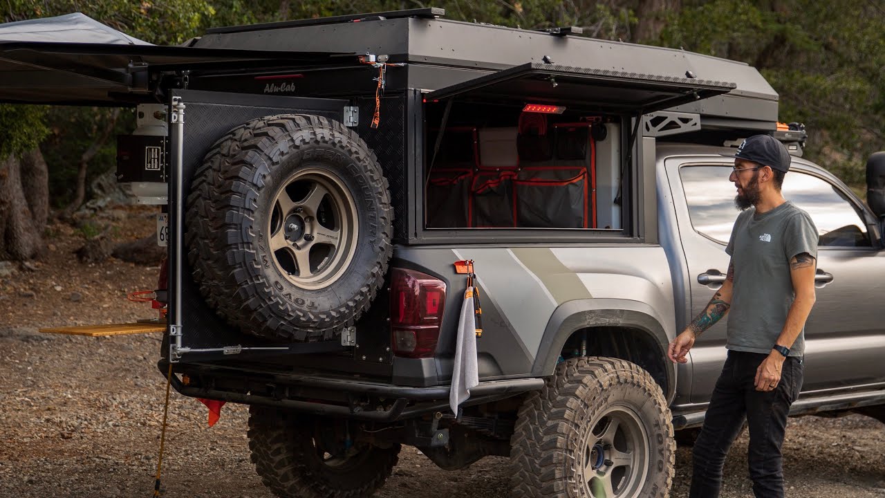 Alu-Cab Canopy Camper Storage and Rear Seat Delete | Toyota Tacoma Complete Walkthrough