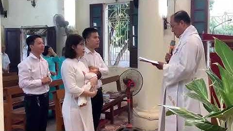 Mừng con Jos Trần Nguyên Khang lãnh nhận Bí Tích Rửa Tội gia nhập Hội Thánh Chúa. 23/07/2023