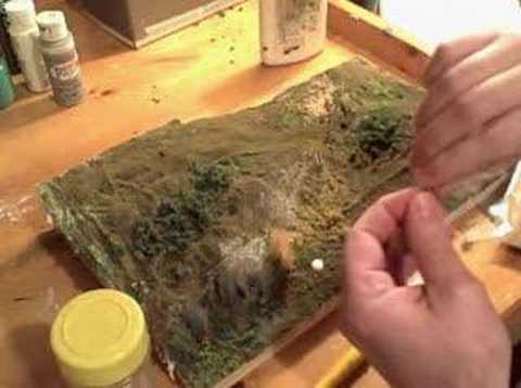 Diorama making: Tufts of Grass tutorial 