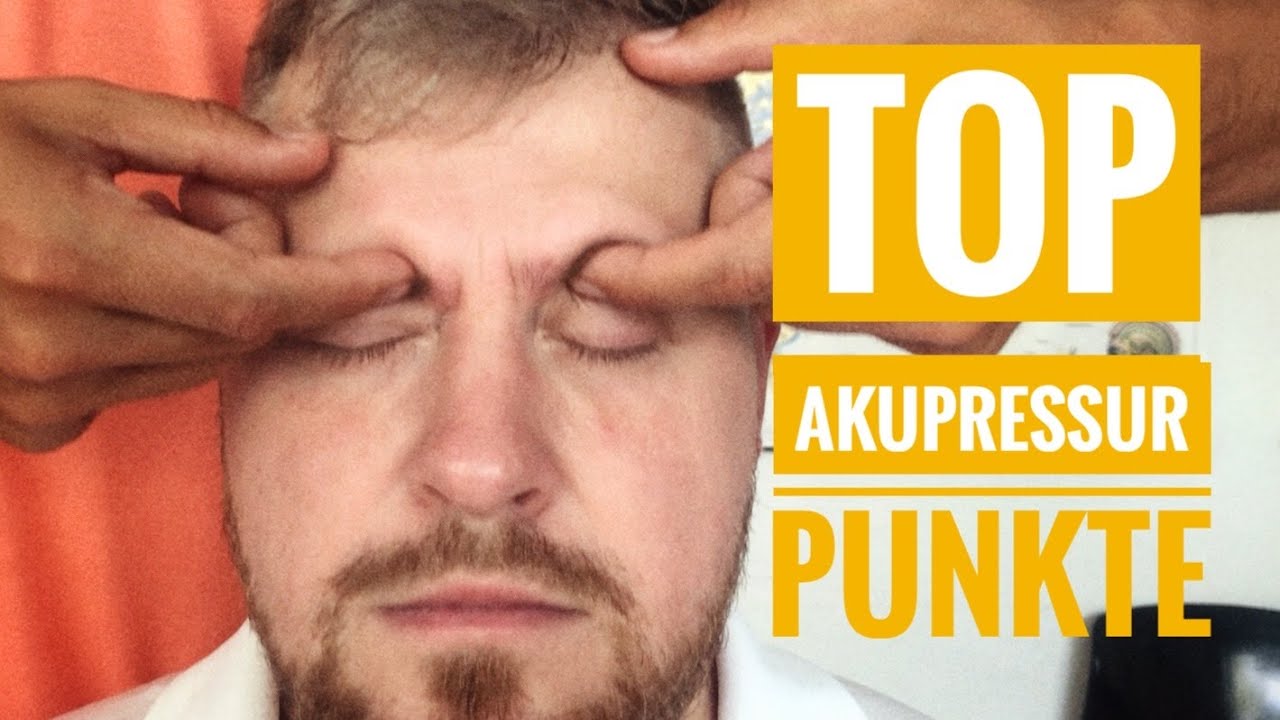 Diese Akupressurpunkte solltest du kennen, um Kopfschmerzen zu behandeln!