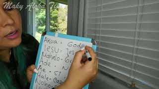 Aprende  Hawaiano! #1, Let's learn hawaian words! 😀 👍 🙏🌺
