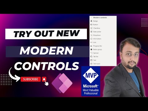 Try New Modern Control in Power Apps Canvas App