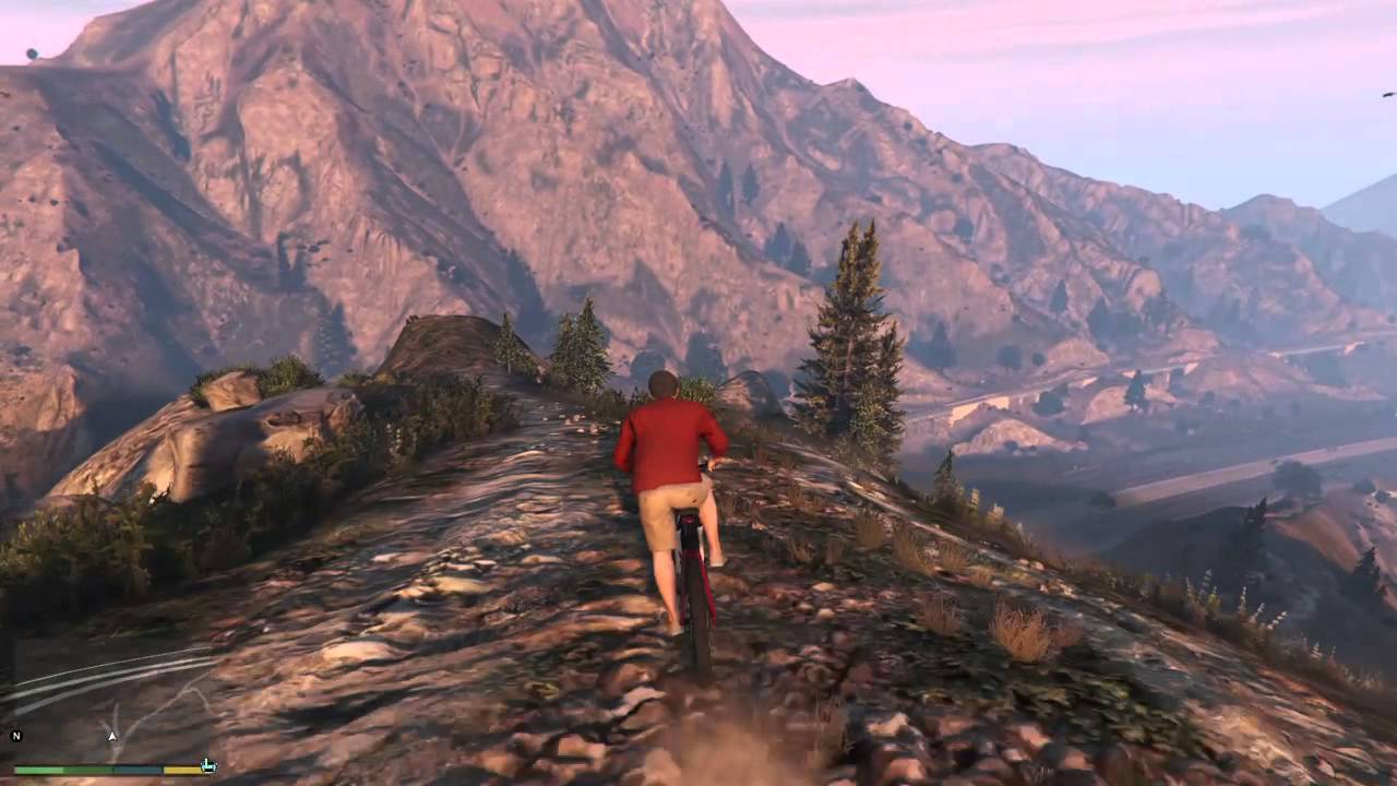 Grand Theft Auto V Mountain Bike Tricks YouTube