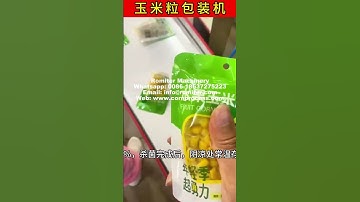 Fresh Sweet Corn Kernel Pre Made Bag Packing Machine