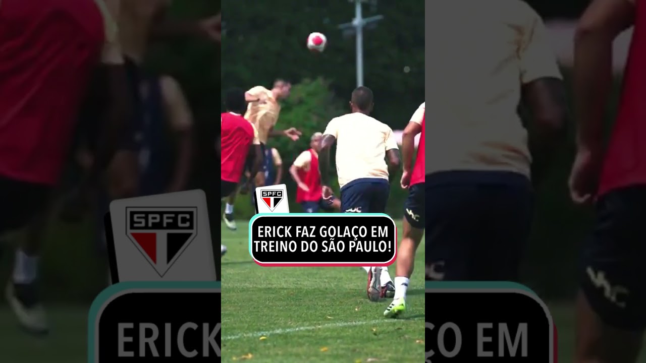 Pode chegar já fazendo golaço? QUE ISSO, ERICK 🔥 #shorts