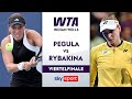 Pegula Rybakina Viertelfinale BNP Paribas Open 2026 Highlights Sky Sport Tennis