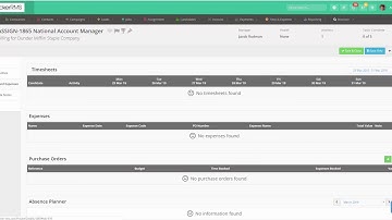 How to view time sheet data in TrackerRMS
