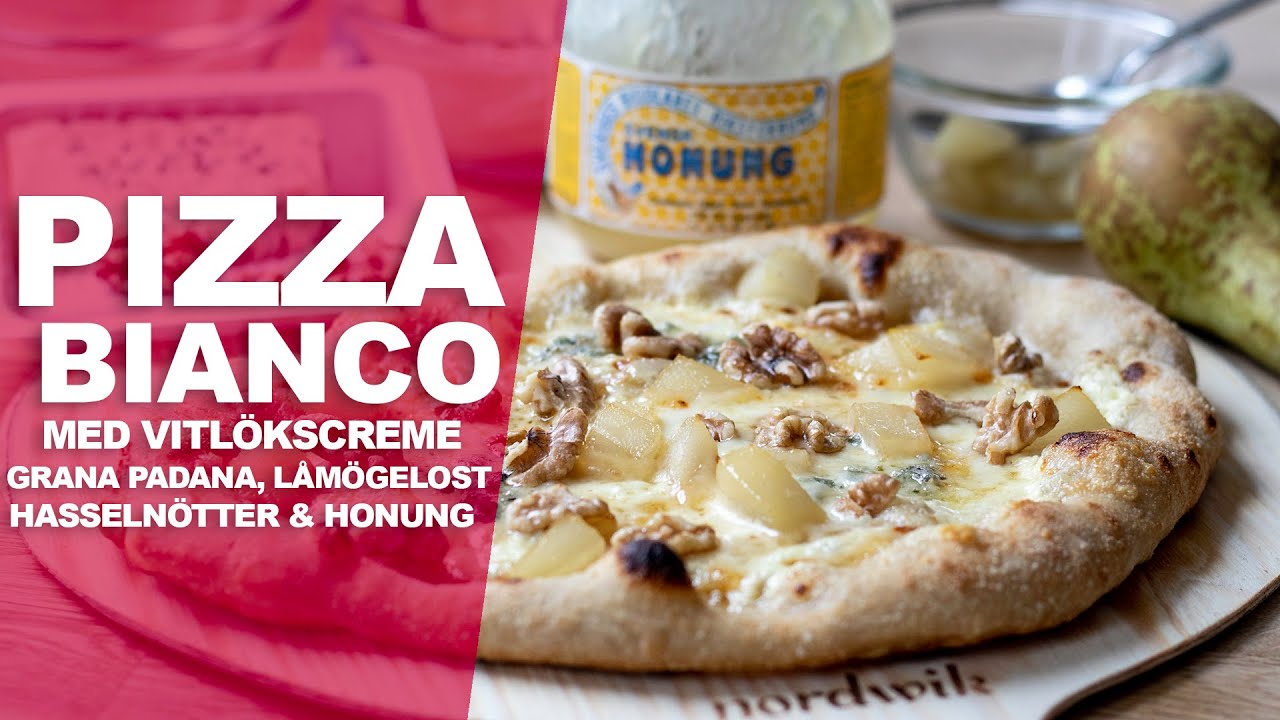 PIZZA BIANCO med inkokta päron, valnötter och blåmögel YouTube