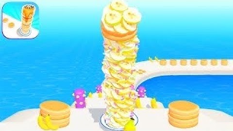 Pancake Run All Levels Mobile Walkthrough Gameplay iOS,Android Cakes Game Update Max Level