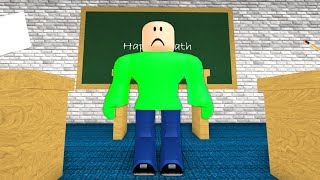 The Sad Story Of Baldi Roblox Baldi S Basics Youtube - roblox bully story baldi