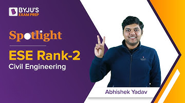 UPSC ESE Civil Engineering (CE) 2022 Topper | AIR 2 | Abhishek Yadav | Interview | ESE Preparation