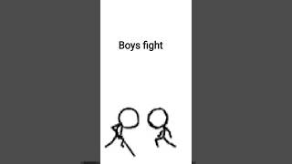 Girl Fight Versus Boys Fight Part1 Animation