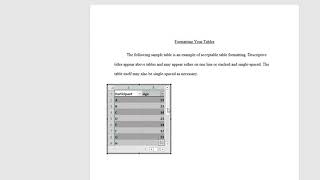 Tables Word for Office365