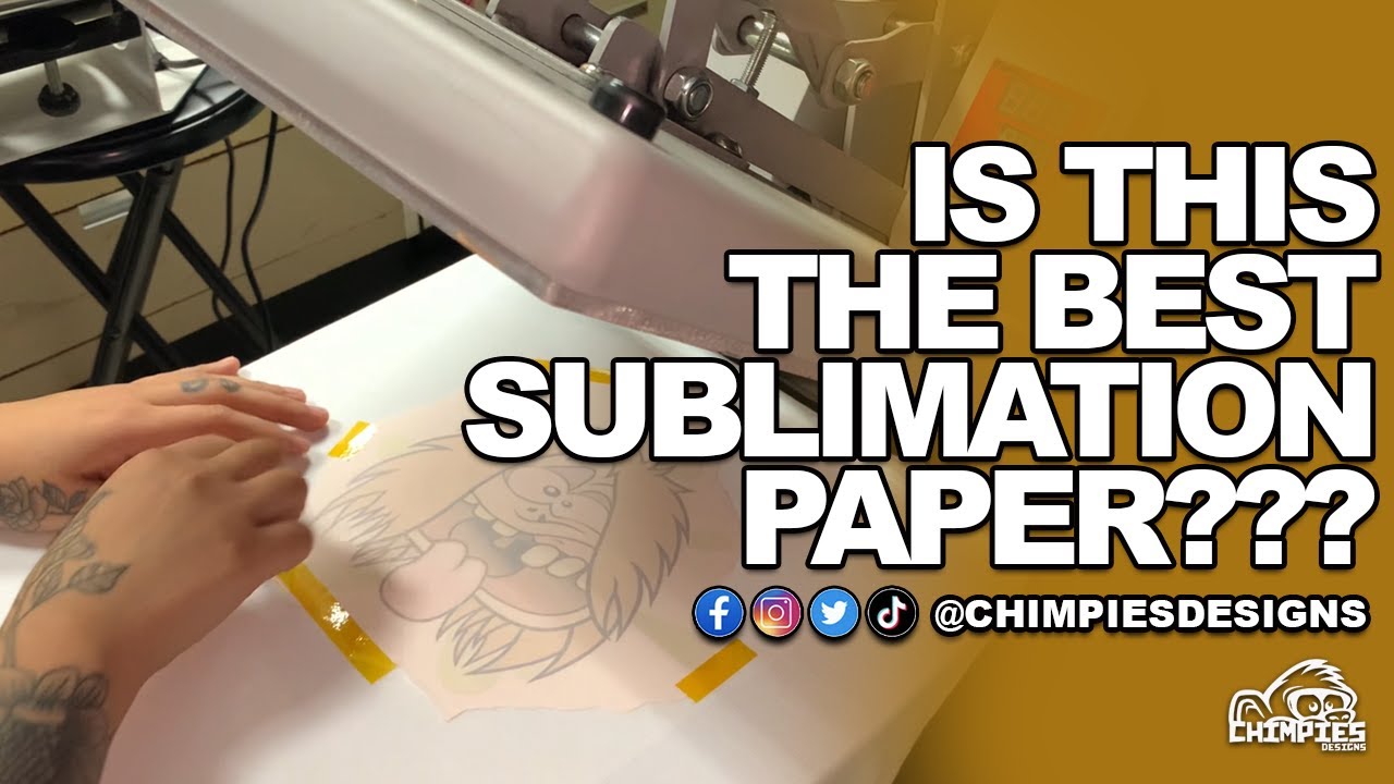 Hiipoo Sublimation Paper - Better than A-SUB? - Comparison Video Demo -  Best Sublimation Paper 