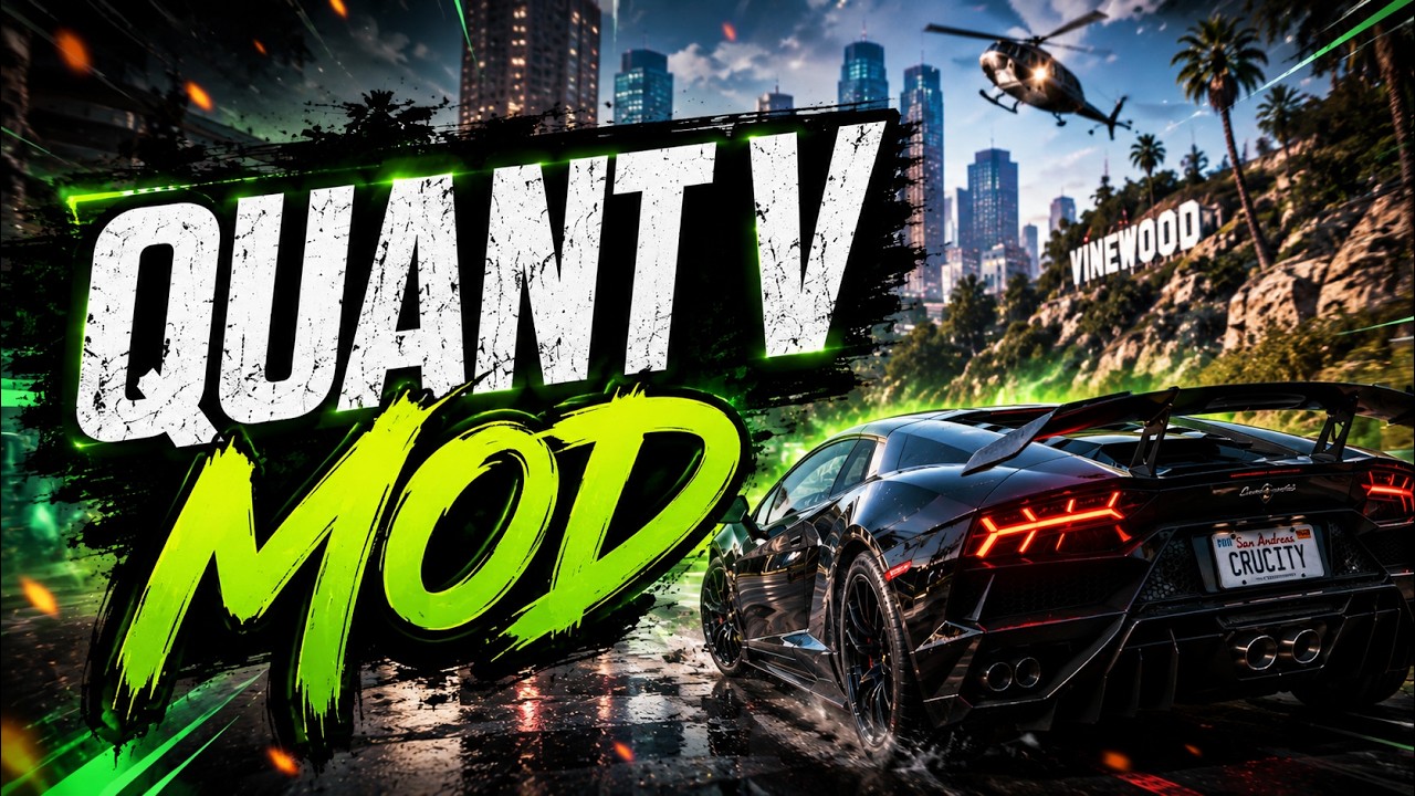 Quant Mods Quant V Mod Install Guide🔥 Make GTA 5 Look INSANE! GTA 5 MODS - YouTube