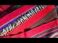 Many colours of Polish striped Pasiaki - traditional folk art textiles of Poland