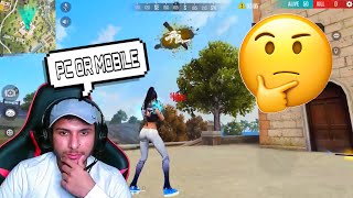 “Mobile or Pc 🤔 Wtf Bro… 😱 ” @NonstopGaming_ OP Reaction On NOZY FF !!!