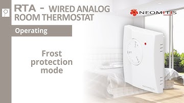 Frost protection mode - [Tutorials RTA room thermostat]