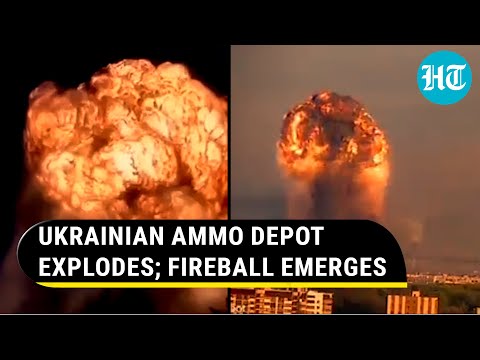 Putin 'strikes' NATO-supplied ammunition depot; Explosions shake Ukraine's Khmelnytskyi