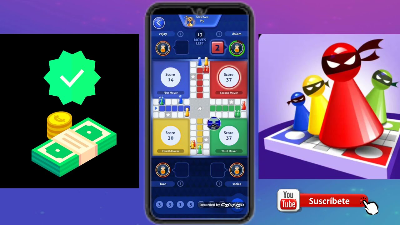 Ludo Ninja Free Earninigs App, Paly Ludo Game win real money" Deily 200₹ For Free