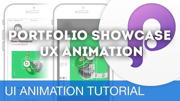 Portfolio Showcase • UI/UX Animations with Principle & Sketch (Tutorial)