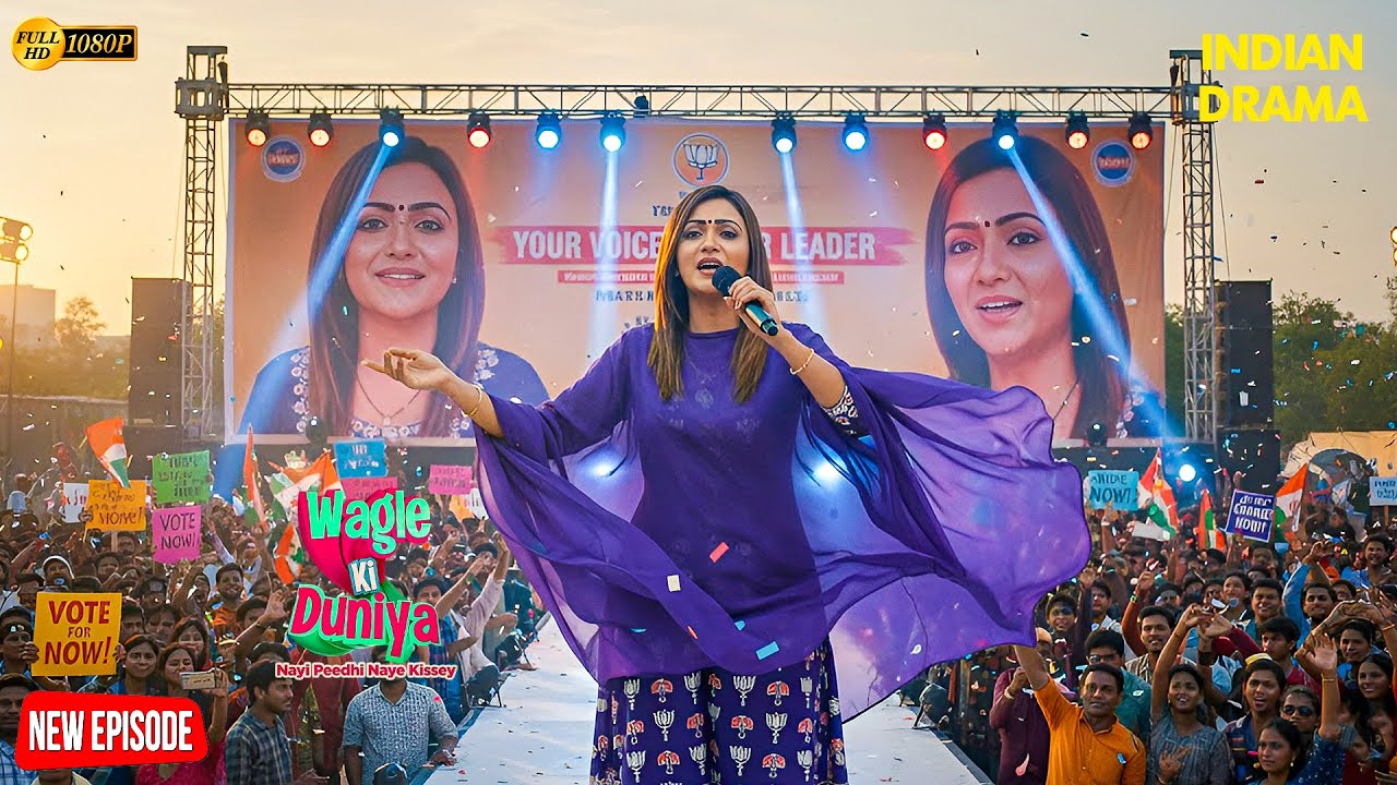 Election Episode 2026 | 🗳️ वोट की जंग में रिश्तों की परीक्षा 🔥 | Wagle Ki Duniya | TV Show
