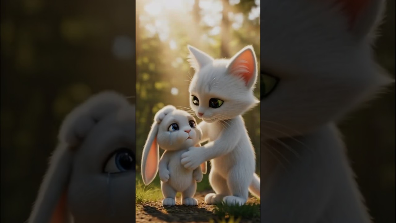 #CatSavesRabbit