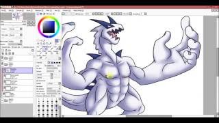 Ross's Legendary Lugia - Shading Timelapse/Speed Up