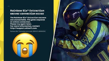 RAINBOW SIX EXTRACTION SERVERS ARE DOWN! 1-28-2022 RAINBOW SIX EXTRACTION SERVERS ARE NOT WORKING!