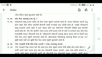 Boiler Attendant Exam preparation in Gujarati. 1