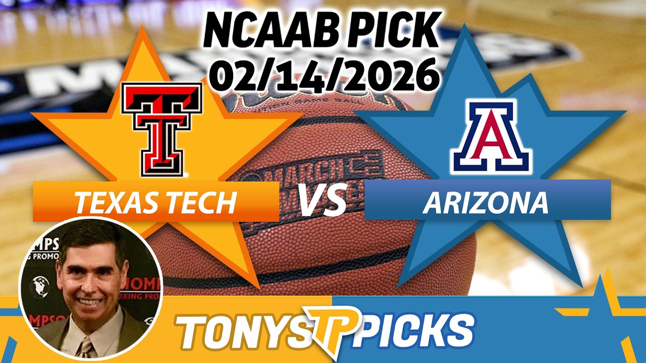 Texas Tech vs. Arizona Pick 2/14/26 NCAAB Pick Prediction