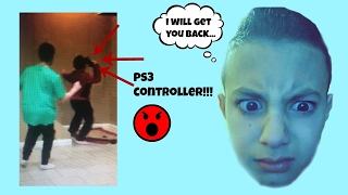 PSYCHO KID SMASHES PS3 CONTROLLER!!!