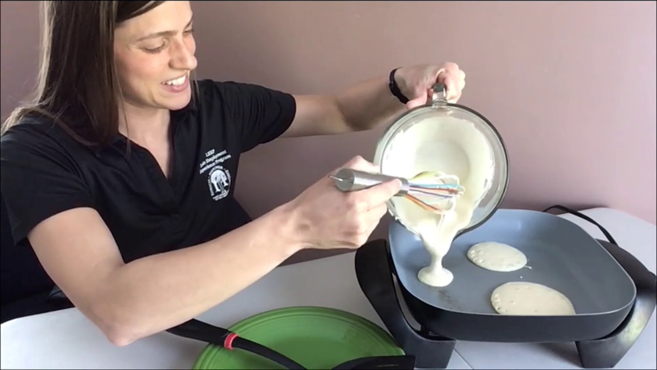 Broadmoor LEEP Ms. Nicole Cooking Lesson Making Pancakes YouTube