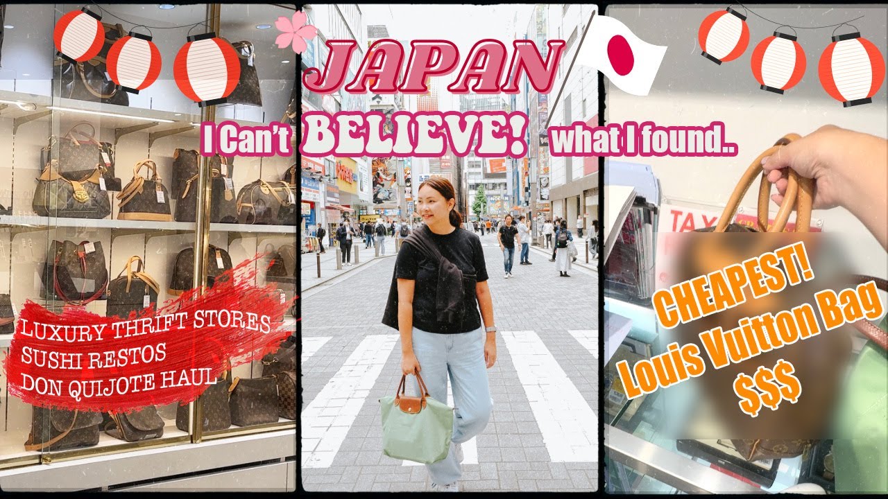🇯🇵 TOKYO VLOG 1  BEST! Luxury Thrift Stores, Sushi Restos, and
