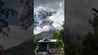 Philippines volcano sends huge ash cloud high into the sky