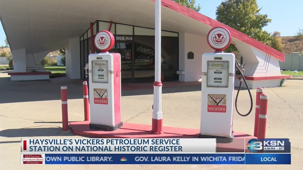 Historic Vickers Petroleum Service Station in Haysville YouTube