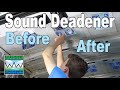 Before and After Sound Deadening for Vans by Wander Wonders