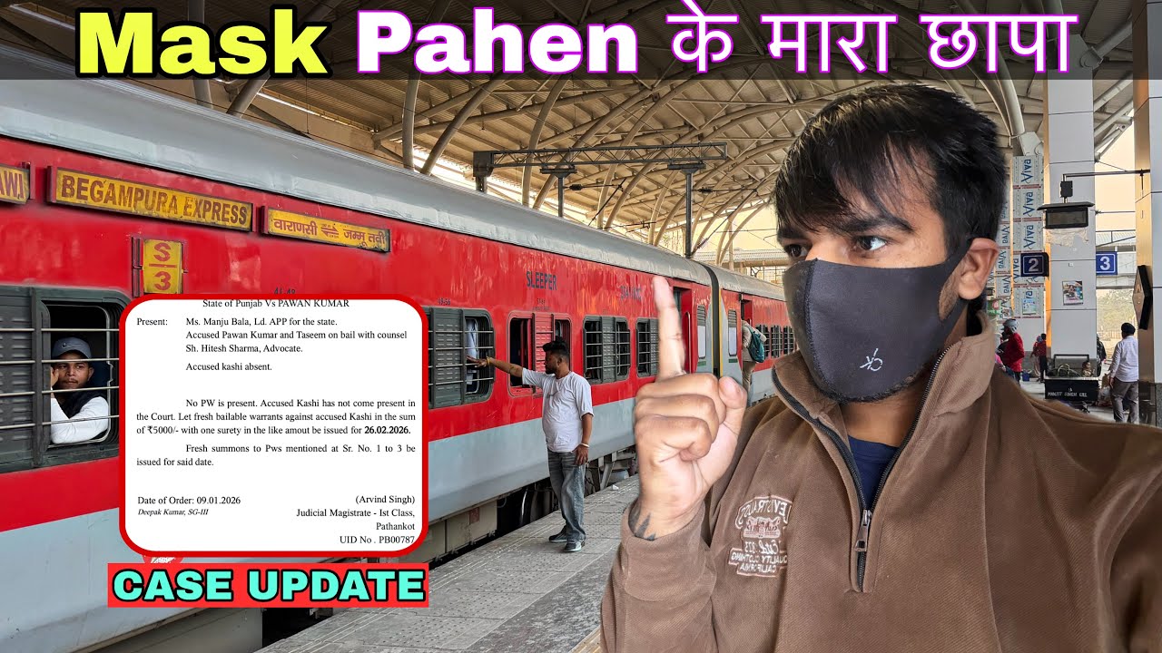 Mask Pahan ke Mara छापा *No more Overcharging in Begampura Express 