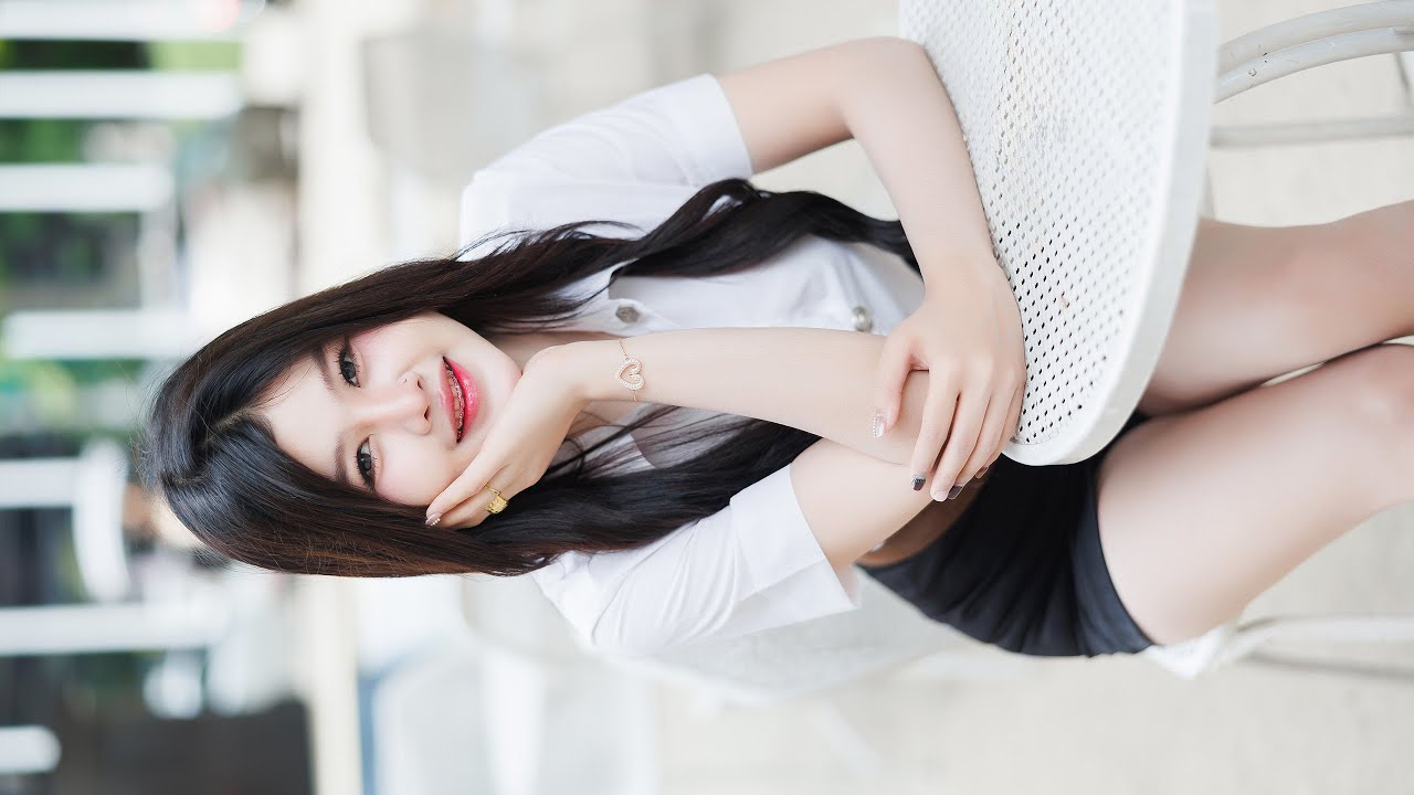 4K Portrait video, Model N'noey / วิดิโอพอตเทรตน้องเนยชุดนักศึกษา